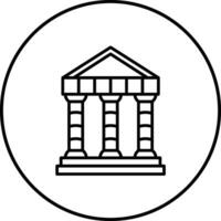 griechisch Tempel Vektor Symbol