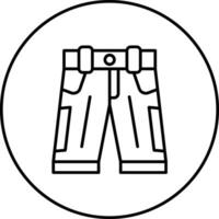 Shorts Vektor-Symbol vektor