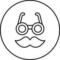 Spaß Brille Vektor Symbol