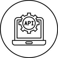 API-Vektor-Symbol vektor