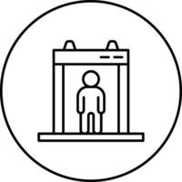 Körper Scanner Vektor Symbol