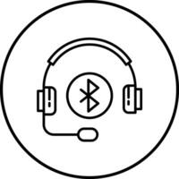 kabellos Kopfhörer Vektor Symbol