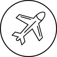 Flugzeug Vektor Symbol