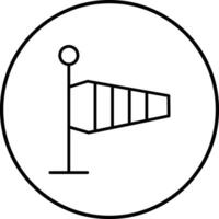 Windsack-Vektor-Symbol vektor