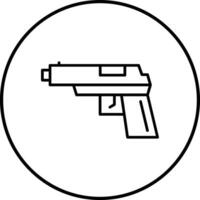 pistol vektor ikon