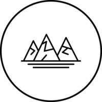 wild Berg Vektor Symbol