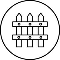 Zaun-Vektor-Symbol vektor