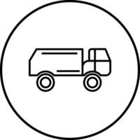 Militär-LKW-Vektorsymbol vektor