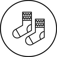 Socken-Vektor-Symbol vektor