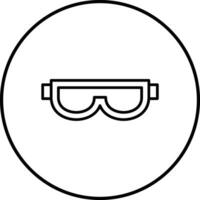 Ski Brille Vektor Symbol