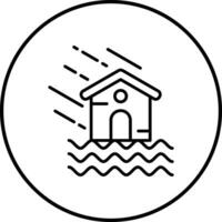 Wind Katastrophe Vektor Symbol