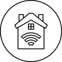 Smart-Home-Vektorsymbol vektor