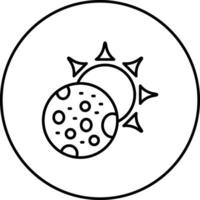 Finsternis-Vektor-Symbol vektor