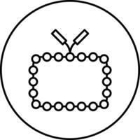 Perlen-Vektor-Symbol vektor