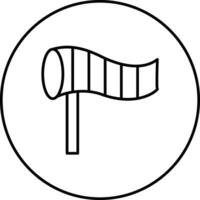 Windsack-Vektor-Symbol vektor