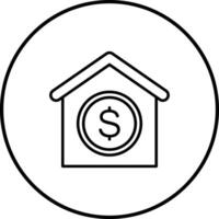 Zuhause Darlehen Vektor Symbol