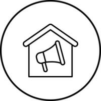 hus marknadsföring vektor ikon