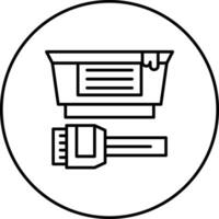 Farbstoff Vektor Symbol