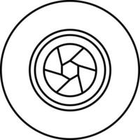 Diaphragma-Vektor-Symbol vektor