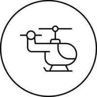 Hubschrauber-Vektor-Symbol vektor