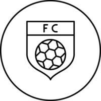 Fußballverein-Vektorsymbol vektor