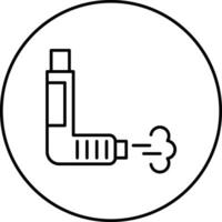 inhalator vektor ikon