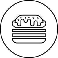 kubanisch Sandwich Vektor Symbol