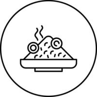 nasi goreng Vektor Symbol