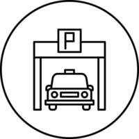 Auto Park Vektor Symbol