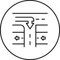 Straße Rampen Vektor Symbol