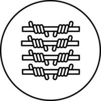 Zaun Draht Vektor Symbol