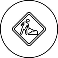 Straßenarbeiten Vektor Symbol