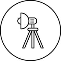 Studio Beleuchtung Vektor Symbol