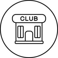 klubb vektor ikon