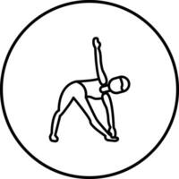 verlängert Pose Vektor Symbol