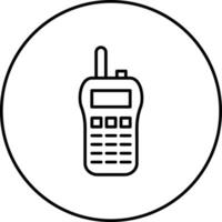 Walkie-Talkie-Vektorsymbol vektor