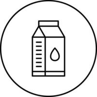 Milch Karton Vektor Symbol