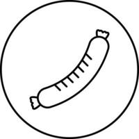 Wurst-Vektor-Symbol vektor