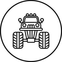 Rennen LKW Vektor Symbol