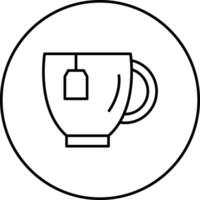 Vektorsymbol für Teetasse vektor