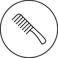 Haar Kamm Vektor Symbol