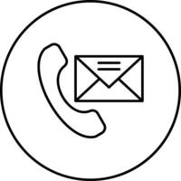 Email uns Vektor Symbol