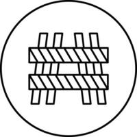 Barriere-Vektor-Symbol vektor