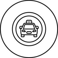 Taxi Signal Vektor Symbol