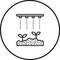 Symbol für Bewässerungsvektor vektor