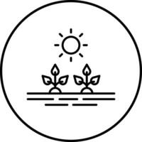 Symbol für Plantagenvektor vektor