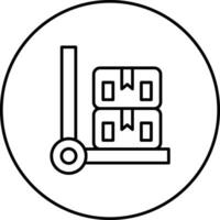 Box Träger Vektor Symbol