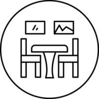 Essen Zimmer Vektor Symbol