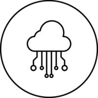 Cloud-Computing-Vektorsymbol vektor