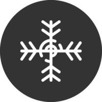 Schneeflocke kreatives Icon-Design vektor